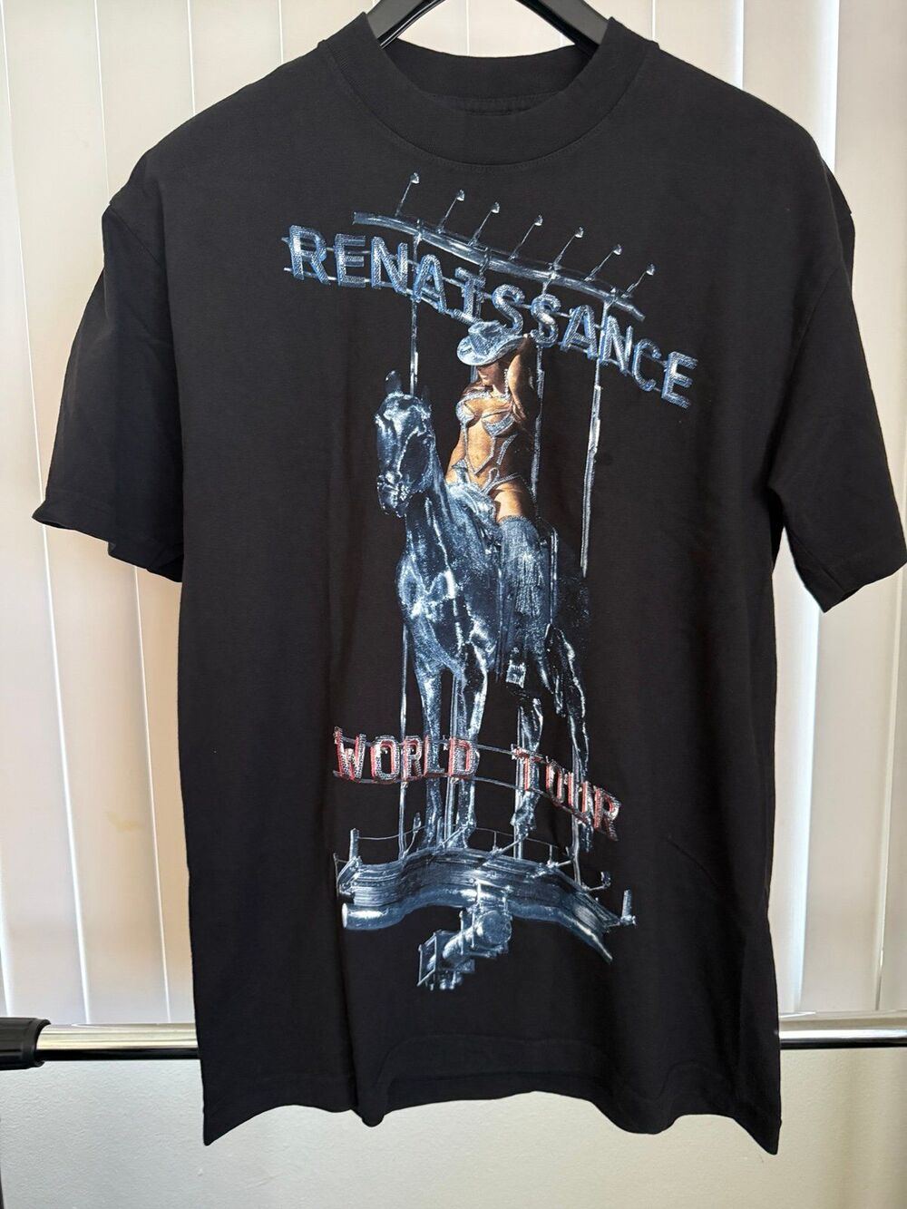 NWOT Men’s Beyonce 2023 Renaissance World Tour Black T-shirt Size Medium